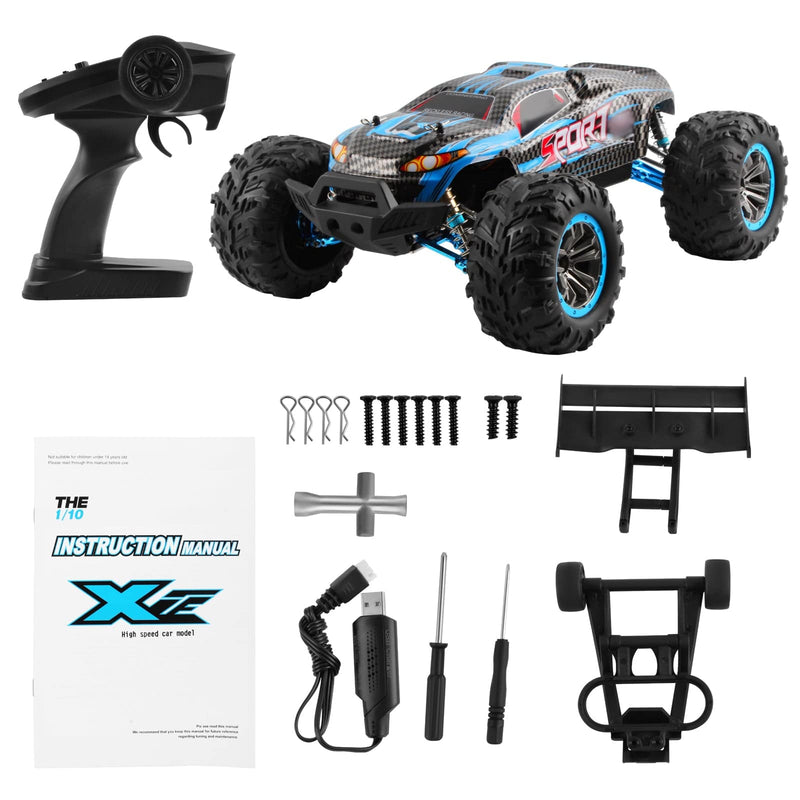 1/10 2.4Ghz 4WD Brushless RC High-speed Electric Off-road Racing Car 80KM/H - stirlingkit