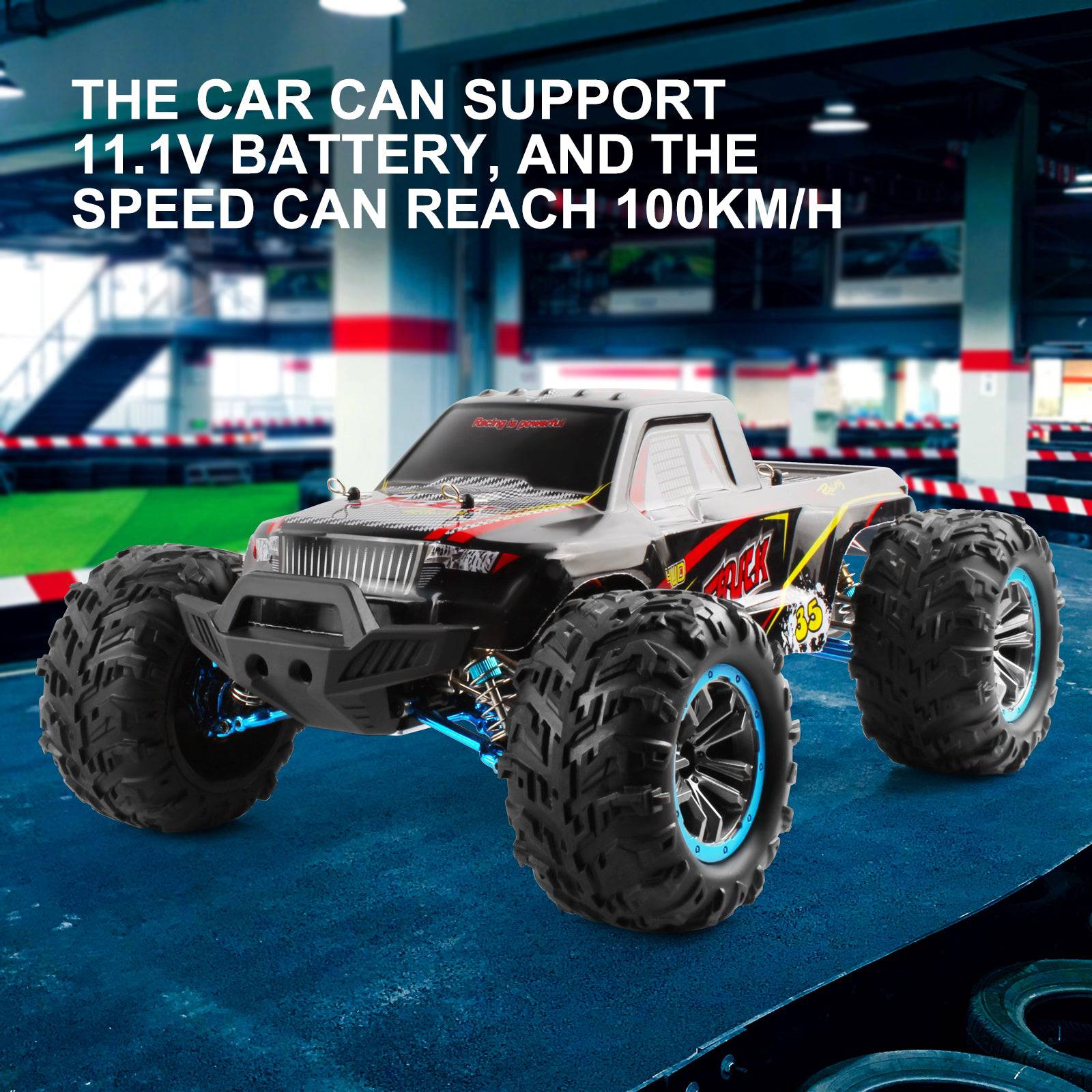 High Speed Racing Rc Car 1/10 2.4Ghz 4WD Brushless RC High-speed Electric Off-road Racing Car ...
