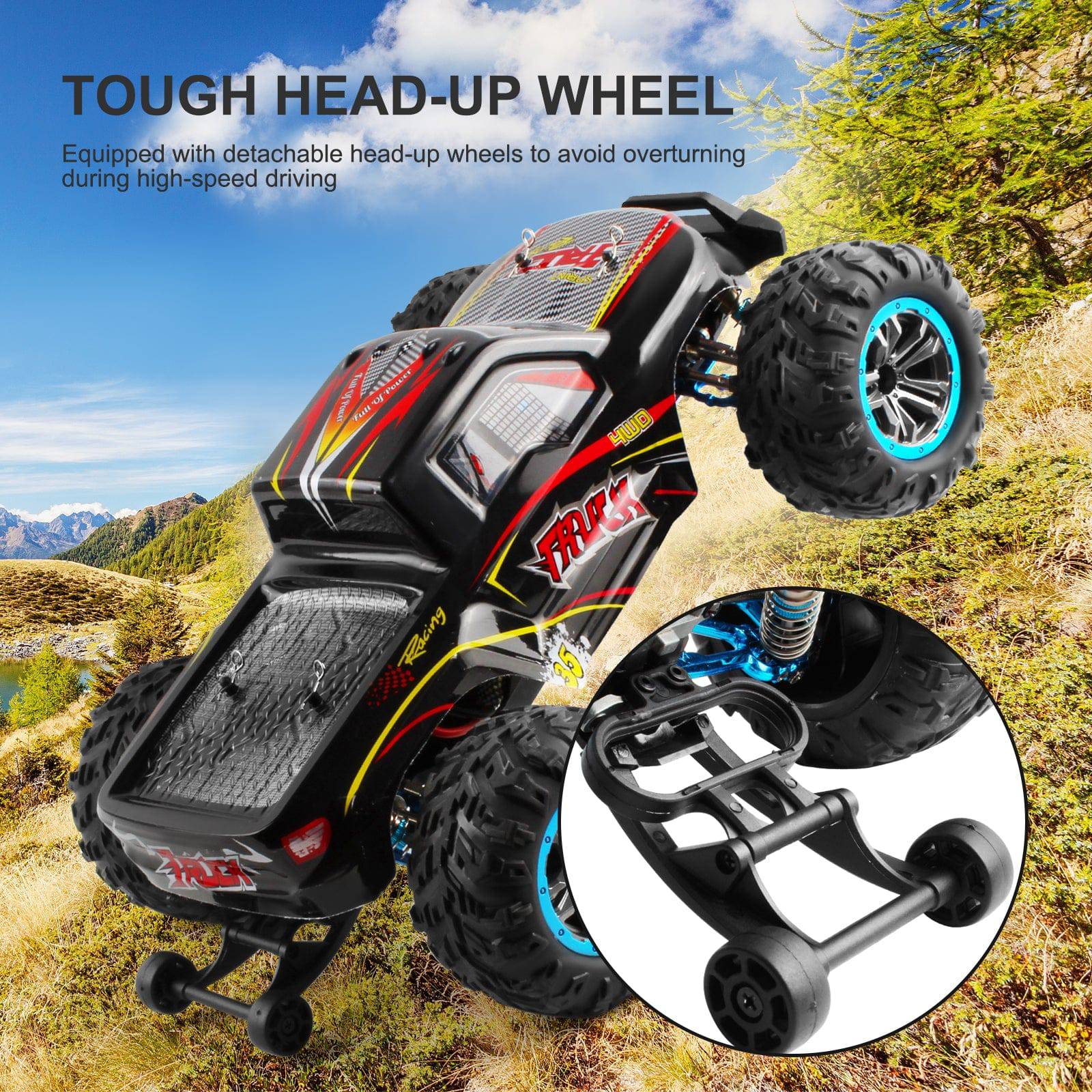 High Speed Racing Rc Car 1/10 2.4Ghz 4WD Brushless RC High-speed Electric Off-road Racing Car ...