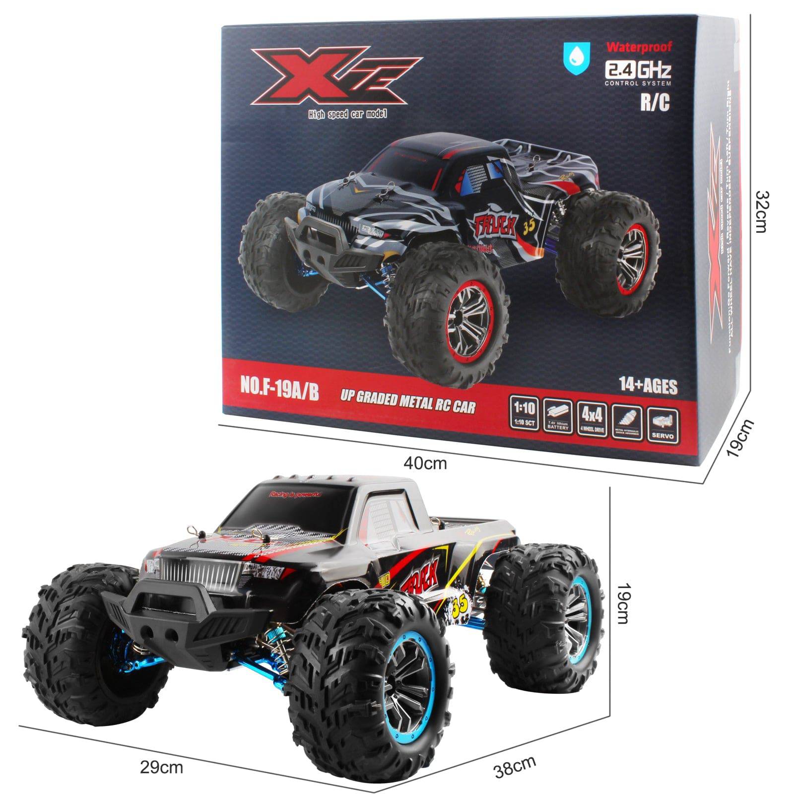 High Speed Racing Rc Car 1/10 2.4Ghz 4WD Brushless RC High-speed Electric Off-road Racing Car ...