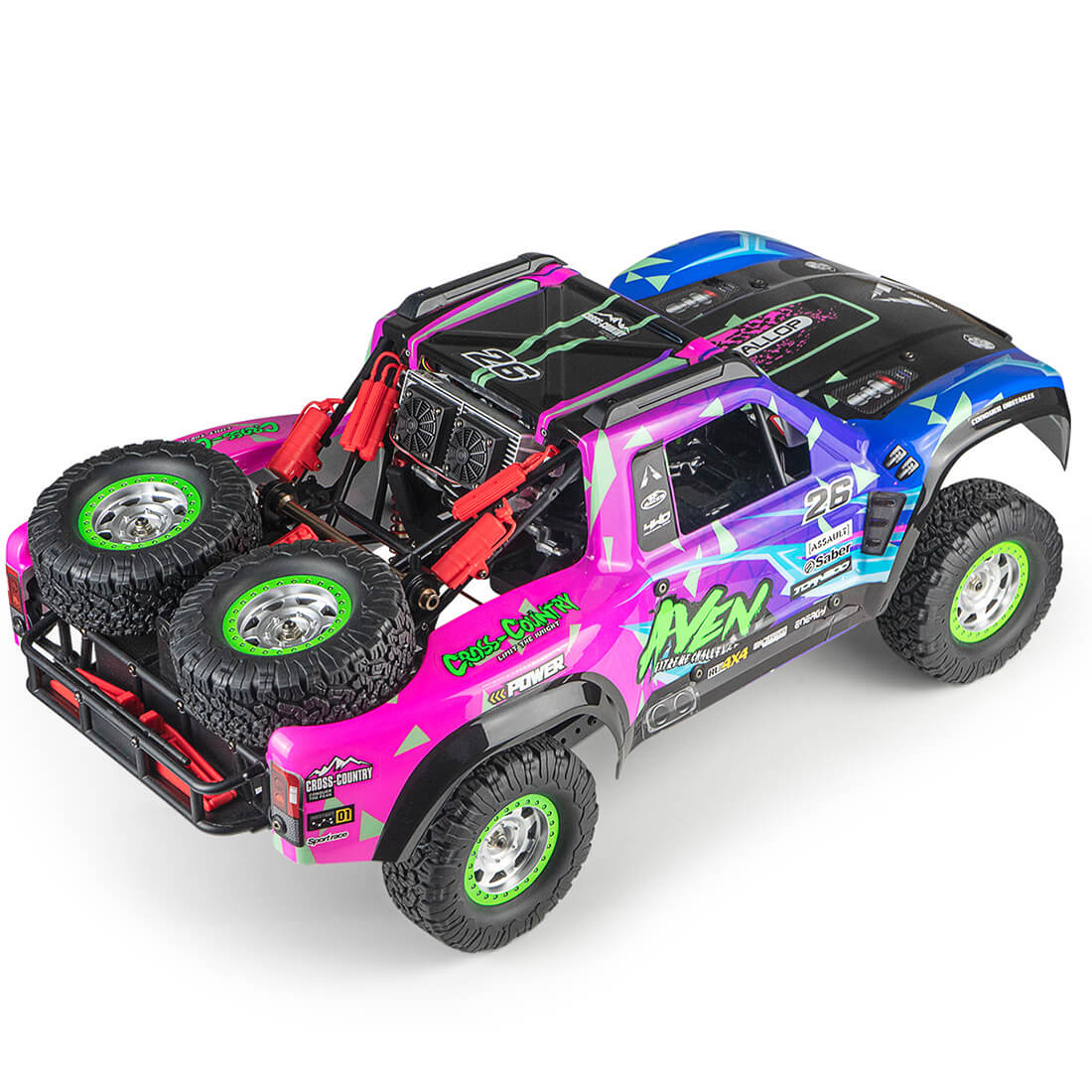 1/10 RC 2.4G 4WD 60km/h Brushless All-Terrain Desert Truck Electric Vehicle Model - stirlingkit