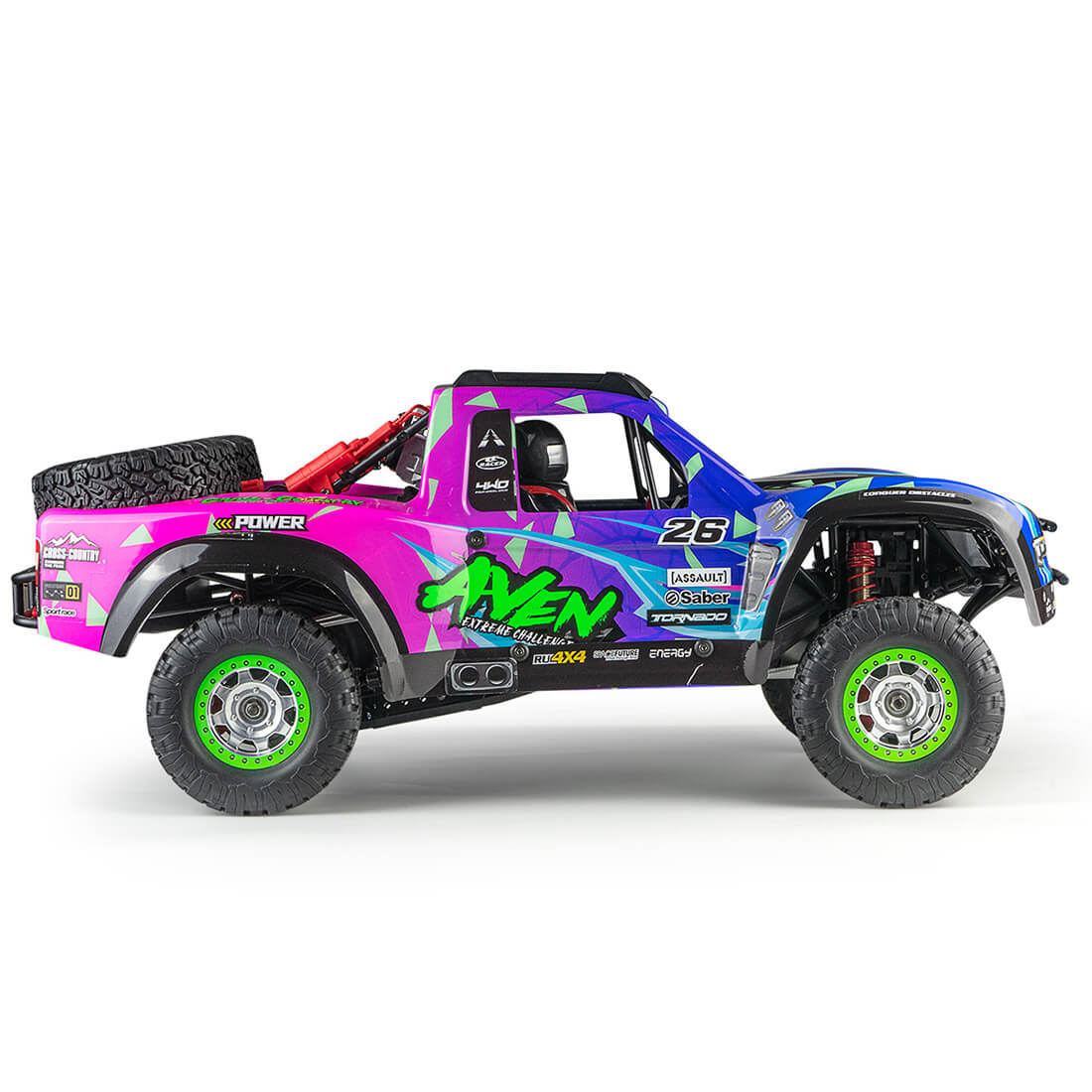1/10 RC 2.4G 4WD 60km/h Brushless All-Terrain Desert Truck Electric Vehicle Model - stirlingkit