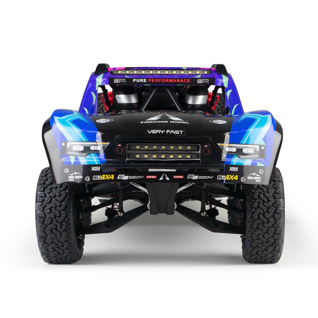 1/10 RC 2.4G 4WD 60km/h Brushless All-Terrain Desert Truck Electric Vehicle Model - stirlingkit