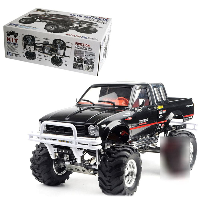 HG 1/10 4WD Electric RC Pickup Truck Crawler DIY Rally Car (Car Frame, No Electronic Equipment) - stirlingkit