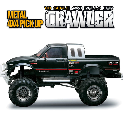 HG 1/10 4WD Electric RC Pickup Truck Crawler DIY Rally Car (Car Frame, No Electronic Equipment) - stirlingkit