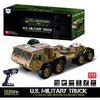 HG 1:12 8 x 8 R/C 2.4G Electric RC Militray Truck Model All Terrin Truck Kit - Sound and Light Version - stirlingkit