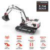 1/14 2.4G 22CH Alloy RC Excavator Construction Vehicles Toys with LED Light & Sound & Battery - stirlingkit