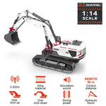 1/14 2.4G 22CH Alloy RC Excavator Construction Vehicles Toys with LED Light & Sound & Battery - stirlingkit