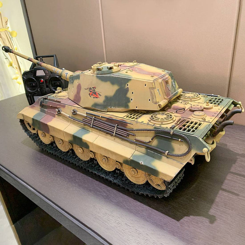 1/16 German Henschel King Tiger Heavy RC Metal Military Tank