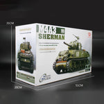 Simulated 1/16 American M4A3 Sherman Tank 2.4G RC Model Military Tank - stirlingkit