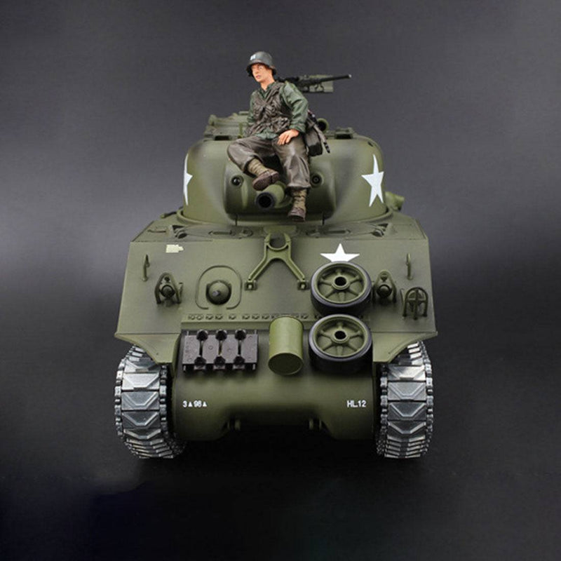 Tank RC Char Radiocommandé U.S. M4A3 Sherman 1/16 ème IR Billes