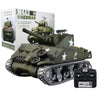 Simulated 1/16 American M4A3 Sherman Tank 2.4G RC Model Military Tank - stirlingkit