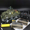 Simulated 1/16 American M4A3 Sherman Tank 2.4G RC Model Military Tank - stirlingkit