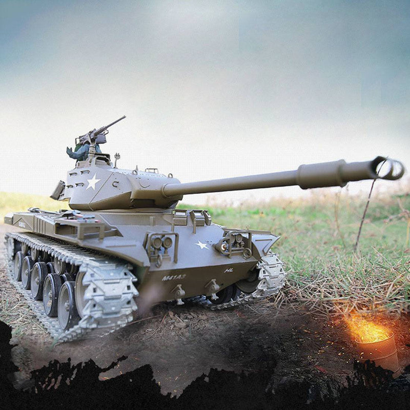 1/16 American Walker Bulldog A41A3 Remote Control Light Tank 2.4G Military Model - stirlingkit