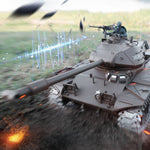 1/16 American Walker Bulldog A41A3 Remote Control Light Tank 2.4G Military Model - stirlingkit