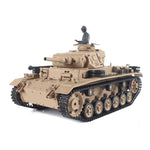 1/16 German Ⅲ H Tank 2.4G Remote Control Model Rechargeable Military Tank - stirlingkit