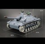 1:16 German III-F8 Assault Tank 2.4G RC Military Tank Model - Metal Ultimate Edition - stirlingkit