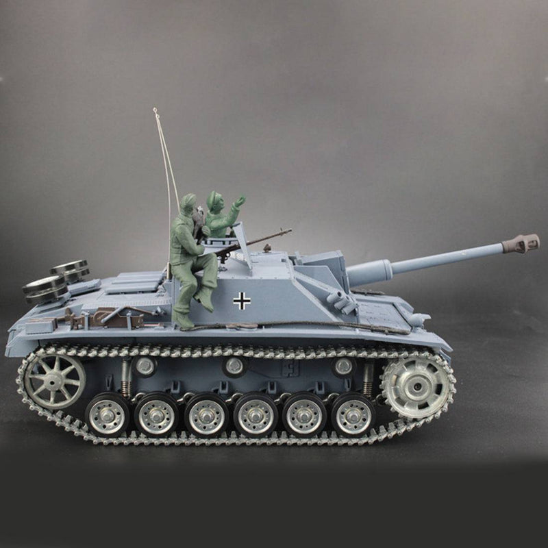 1:16 German III-F8 Assault Tank 2.4G RC Military Tank Model - Metal Ultimate Edition - stirlingkit