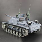 1:16 German III-F8 Assault Tank 2.4G RC Military Tank Model - Metal Ultimate Edition - stirlingkit