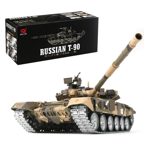 1:16 Russian T90 Main Battle Tank 2.4G Remote Control Model Tank with Sound Smoke Shooting Effect - stirlingkit