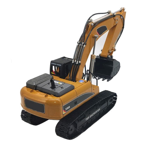 1/182.4G Metal Simulation Hydraulic  RC Excavator Construction Machinery Construction Model - RTR - stirlingkit