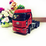 1/24 2.4G RC Simulation Tow Truck Detachable Flatbed Semi Trailer Engineering Tractor Truck Model RTR - stirlingkit