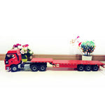 1/24 2.4G RC Simulation Tow Truck Detachable Flatbed Semi Trailer Engineering Tractor Truck Model RTR - stirlingkit