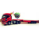 1/24 2.4G RC Simulation Tow Truck Detachable Flatbed Semi Trailer Engineering Tractor Truck Model RTR - stirlingkit