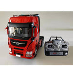 1/24 2.4G  Simulation RC Engineering  Tow Truck Detachable Flatbed Semi Trailer Tractor Model RTR - stirlingkit