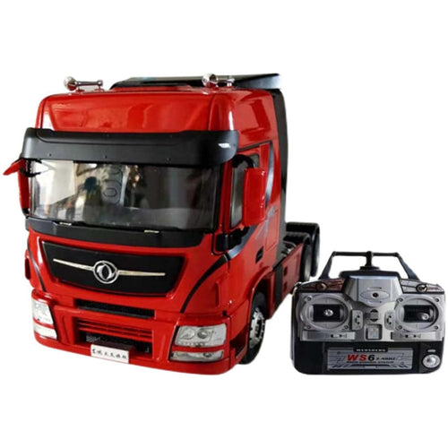 1/24 2.4G  Simulation RC Engineering  Tow Truck Detachable Flatbed Semi Trailer Tractor Model RTR - stirlingkit