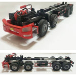 1/24 Hydraulic RC Truck 2.4G Full Scale Simulation 4 Front 8 Back Dump Truck Heavy Truck Engineer Machine Model RTR - stirlingkit