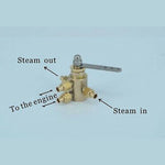 1/4" X 40 TPI Reversible Control Valve for Steam Engine Model P11 - stirlingkit