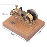 1.6cc Miniature Horizontal 4 Stroke Single Cylinder Gas Engine IC Engine Model with Speed Limiter M20 - stirlingkit