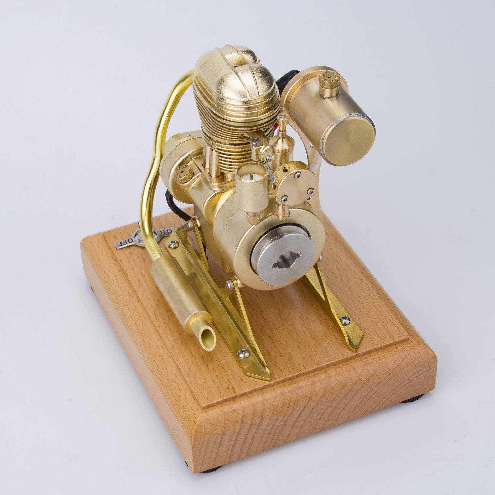 Motorcycle Engine Model 1.6cc Miniature Vertical OHV Motorcycle Model Engine Single-cylinder ...