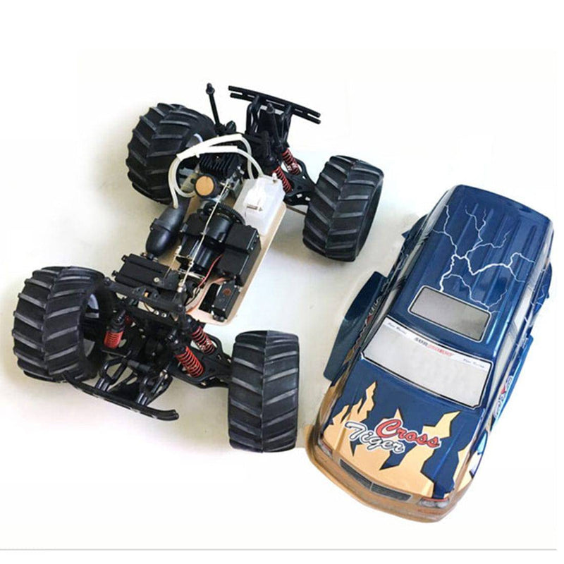 1/8 2.4G Gasoline RC Car Off-road Model 60KM/H with Two-stage Gearbox RTR - stirlingkit