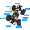 1/8 2.4G Gasoline RC Car Off-road Model 60KM/H with Two-stage Gearbox RTR - stirlingkit