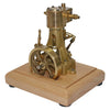 1.85CC Single-cylinder Double Acting Vertical Steam Engine with 200ml Boiler Model - stirlingkit