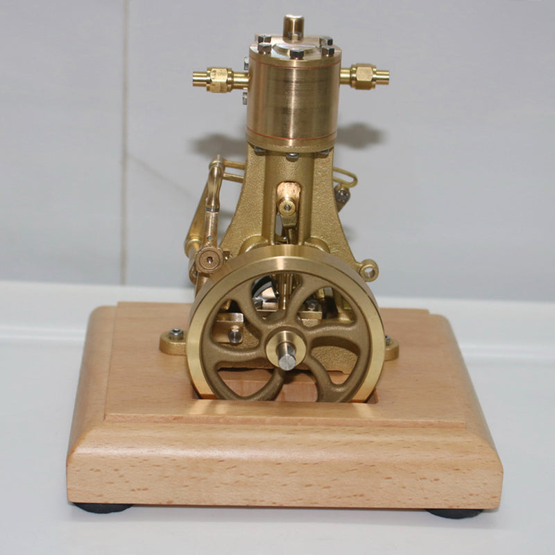 1.85CC Single-cylinder Double Acting Vertical Steam Engine with 200ml Boiler Model - stirlingkit