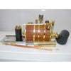 1.85CC Single-cylinder Double Acting Vertical Steam Engine with 200ml Boiler Model - stirlingkit