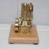 1.85CC Single-cylinder Double Acting Vertical Steam Engine with 200ml Boiler Model - stirlingkit