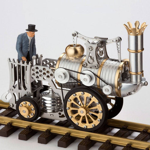 1 Set of Track for Retro Stirling Engine Rocket Locomotive Steam Train Model L1 - stirlingkit