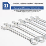 10-in-1 Mini Cr-V Wrench Set for Model Engine Enthusiasts Builder Repair Tools - stirlingkit