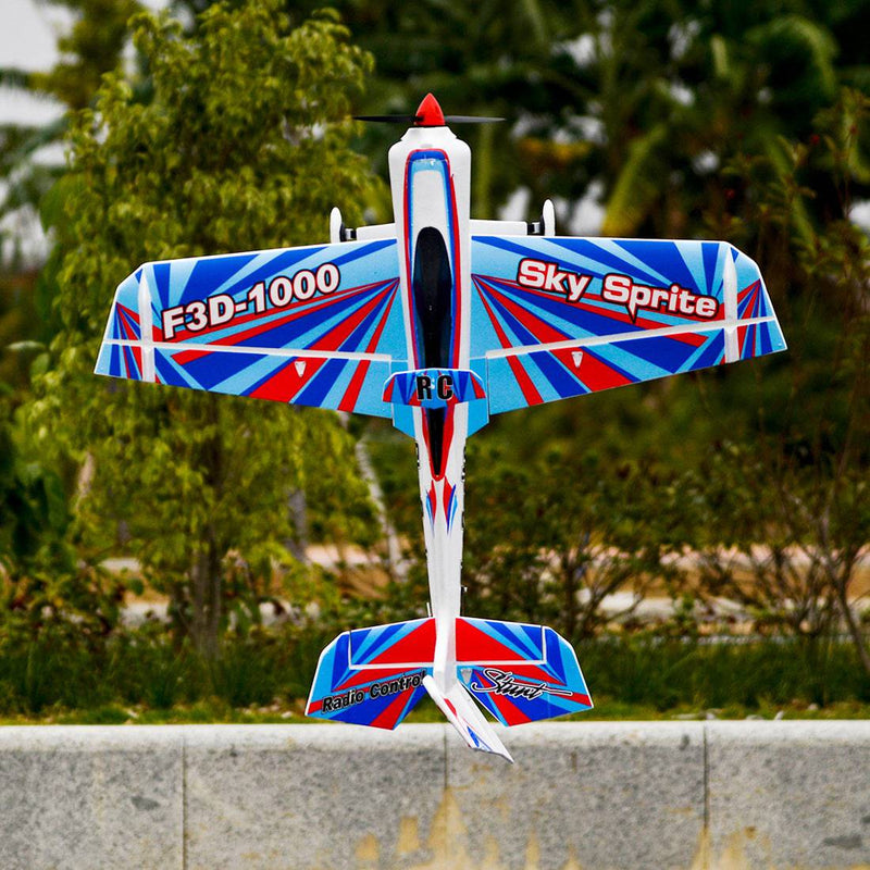 Sky Sprite 1000mm PNP Wingspan EPO RC Airplane 3D Stunt Beginner Trainer Plane Model - stirlingkit