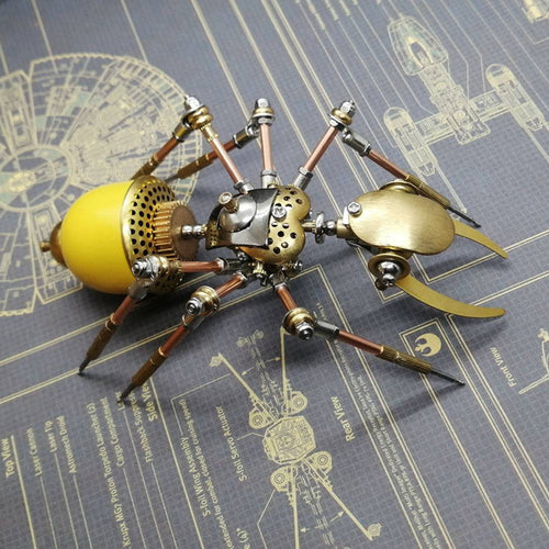 100PCS+Mechanical Ant DIY Metal Assembly Creative Handmade Adult Gift - stirlingkit