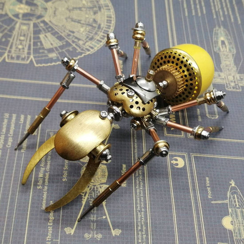 100PCS+Mechanical Ant DIY Metal Assembly Creative Handmade Adult Gift - stirlingkit
