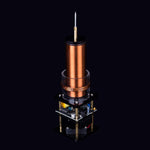 10cm DC24V Plasma Musical Tesla Coil Wireless Power Transmission Golded Coil Educational Toy  US Plug - stirlingkit