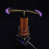 10cm DC24V Plasma Musical Tesla Coil Wireless Power Transmission Golded Coil Educational Toy  US Plug - stirlingkit