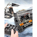 1150PCS Remote Control Bulldozer Model Assembly Educational Toy Gift - stirlingkit