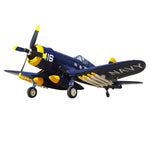 1200mm Wingspan RC Airplane War Plane Fighter Model with Auto Landing Gear - PNP (Navy Blue) - stirlingkit