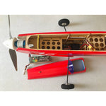 1250mm Wingspan Sport Plane Balsa Wooden Aircraft Airplane Model ARF - Red - stirlingkit
